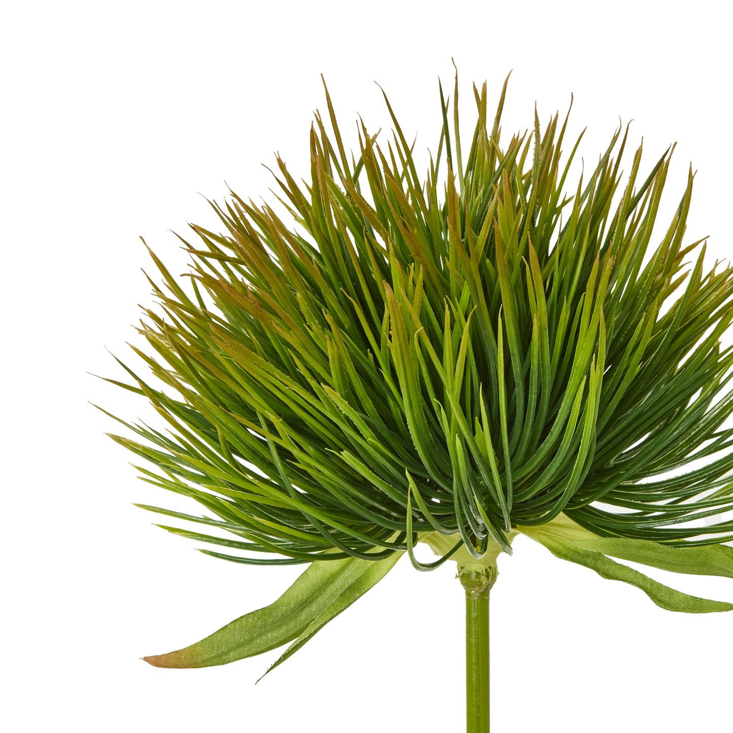 Set of 3 Artificial Flowers Green Moss Stems