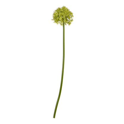 Set of 3 Artificial Flowers Green Medium Allium Stems