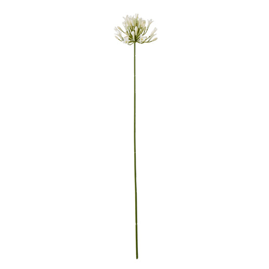Set of 3 Artificial Flowers Cream Agapanthus Sprays