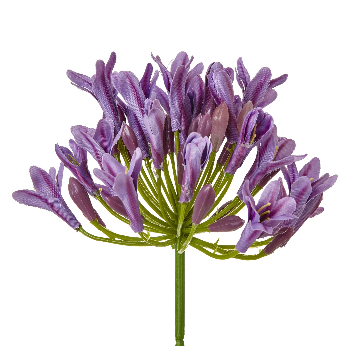 Set of 3 Artificial Flowers Lilac Agapanthus Sprays