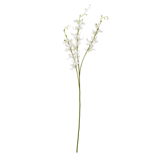 Set of 3 Artificial Flowers  White Cymbidium Sprays