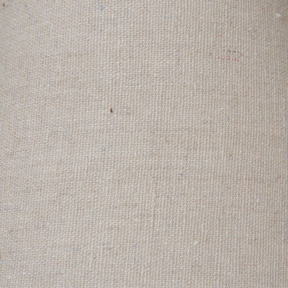 Bastide White Washed Turned Column Table Tamp With Cream Linen Shade