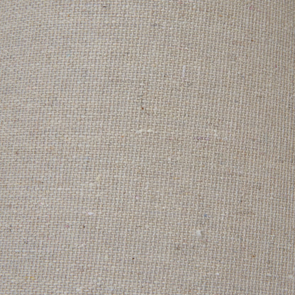 Collioure White Washed Wooden Pedestal Table Lamp With Cream Linen Shade