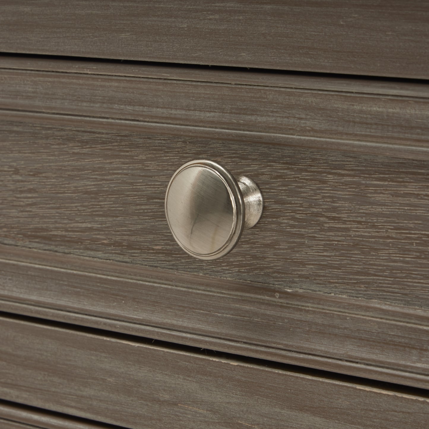 Laurelbrook Three Drawer Wooden Bedside Table