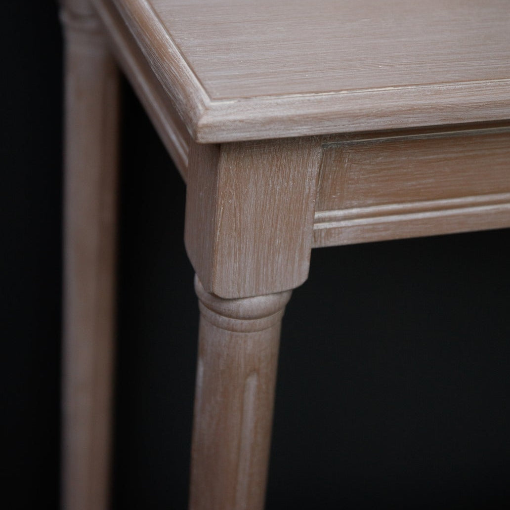 Laurelbrook Large Console Table Rattan Shelf