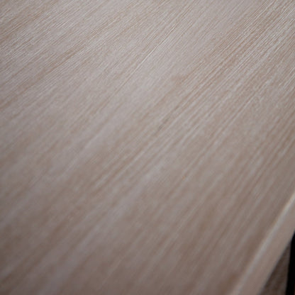 Laurelbrook Large Console Table Rattan Shelf