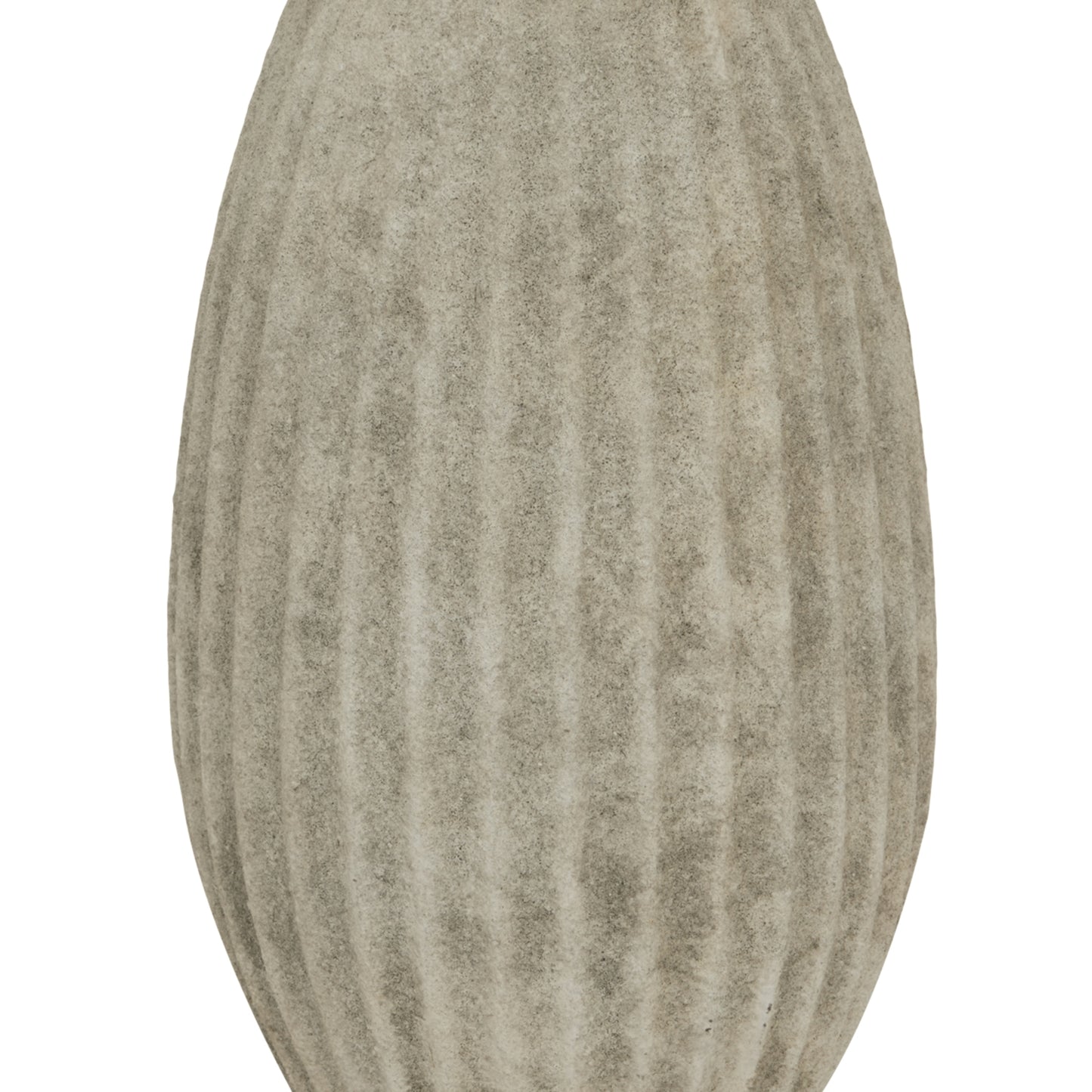 Vale of Lilies Large Grey Aged Olpe Ceramic Vase