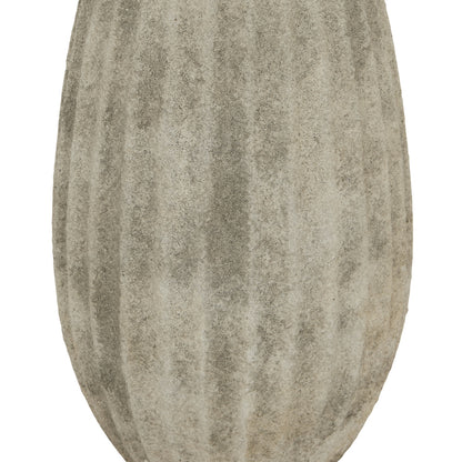 Vale of Lilies Medium Grey Aged Ceramic Vase