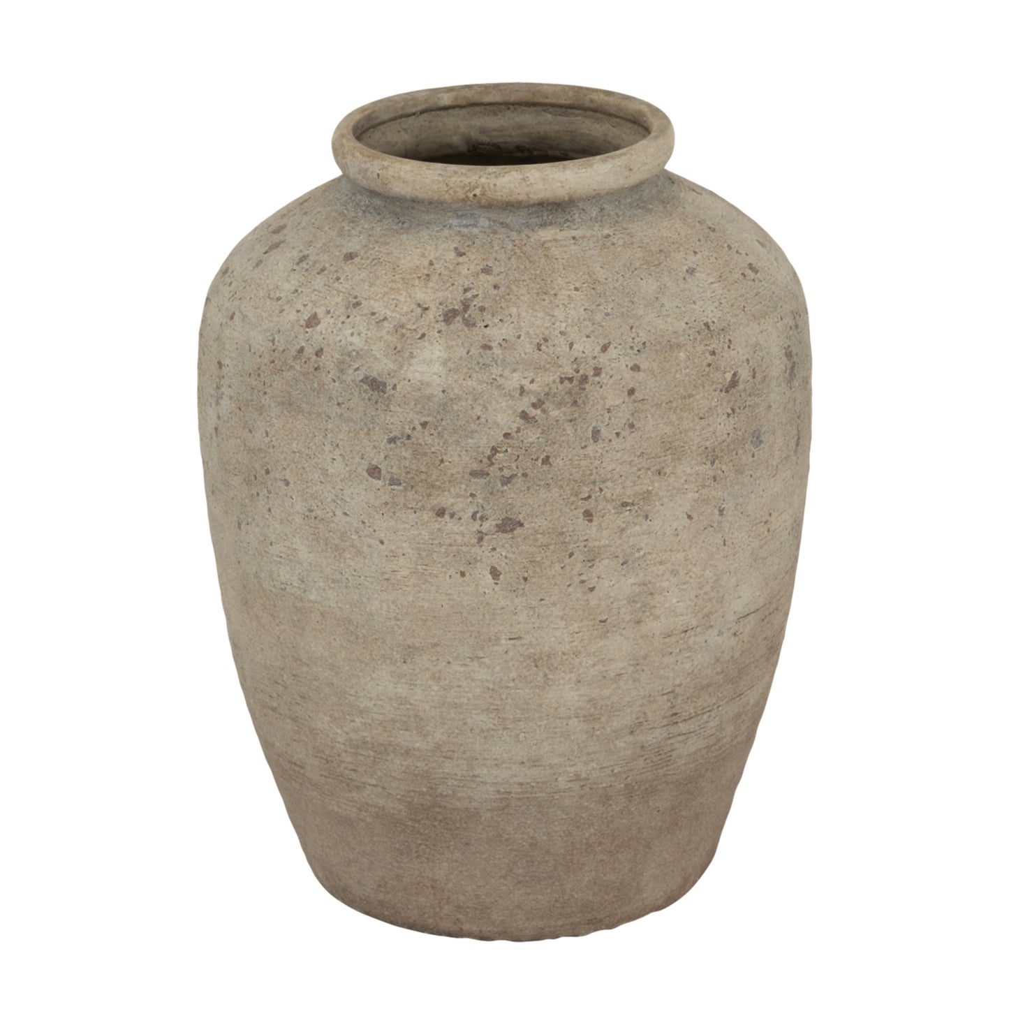 Fernvale Medium Grey Mottled Stoneware Vase