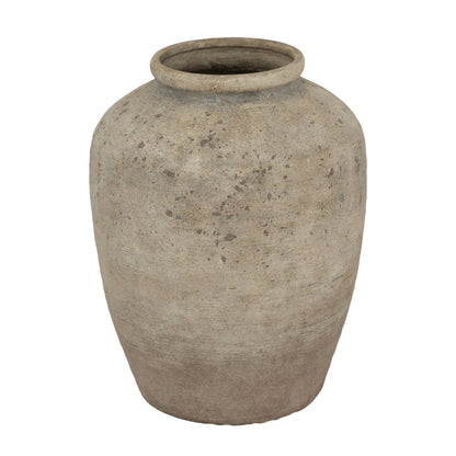 Fernvale Medium Grey Mottled Stoneware Vase