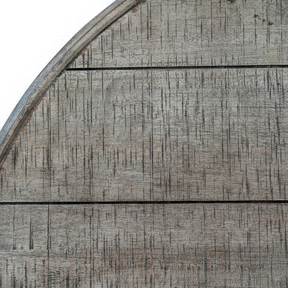 Montaine Midcentury Round Brown Wood Coffee Table