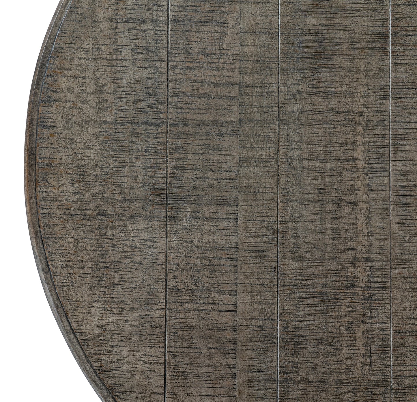 Montaine Mid Century Round Brown Wood  Dining Table