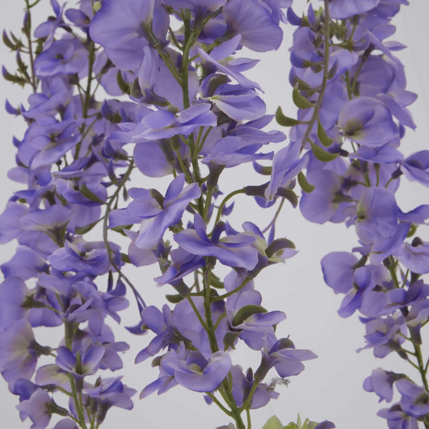 Set of 3 Artificial Flowers Large Purple Wisteria Spray