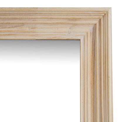 Large Tall Natural Full Length Wooden Mirror