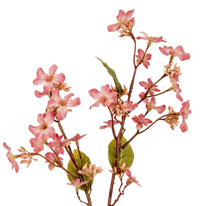 Set of 3 Artificial Flowers Pink Vernicia Fordii Sprays