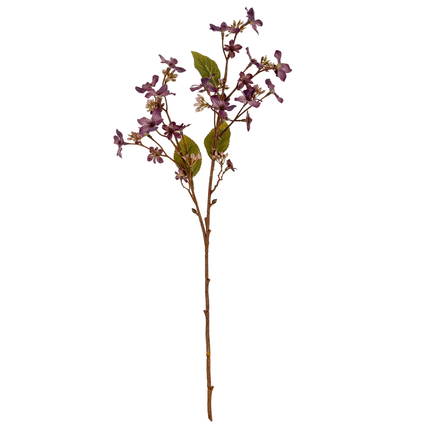 Set of 3 Artificial Flowers Purple Vernicia Fordii Sprays