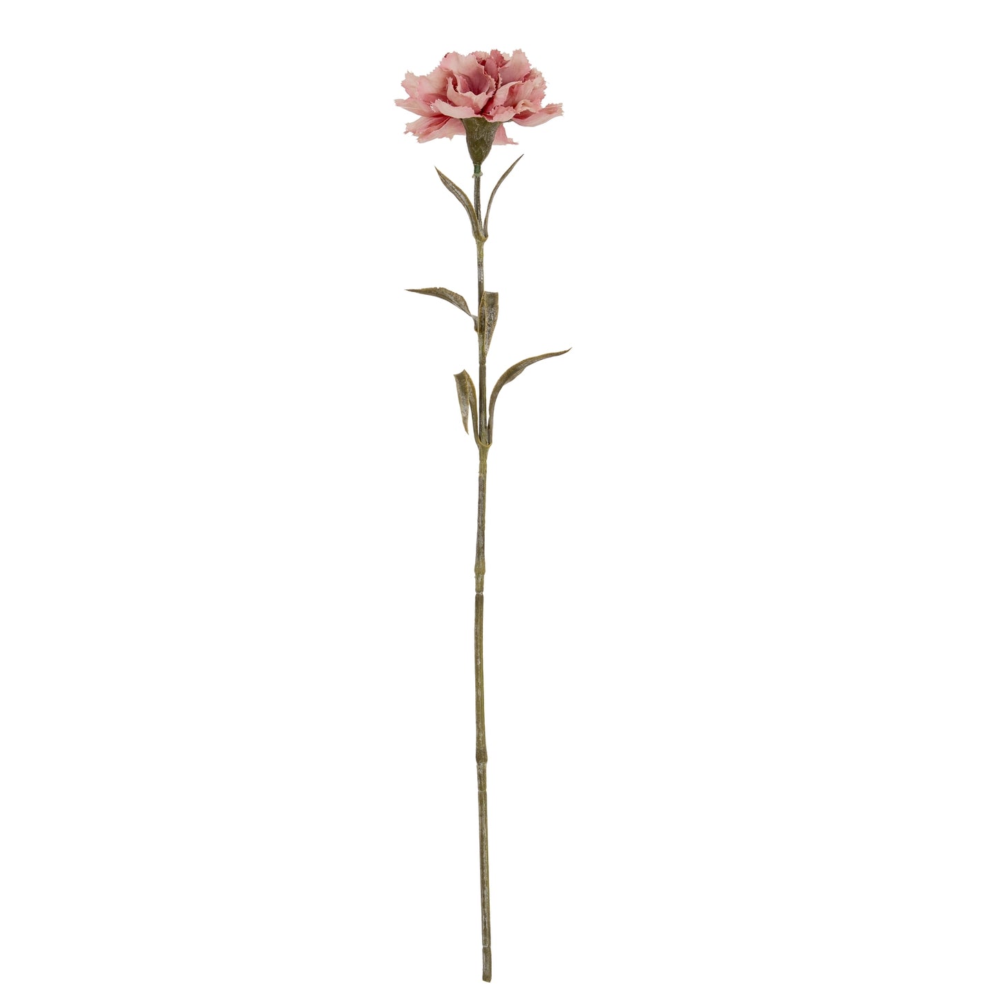 Set of 3 Artificial Flowers Pink Carnation Stems