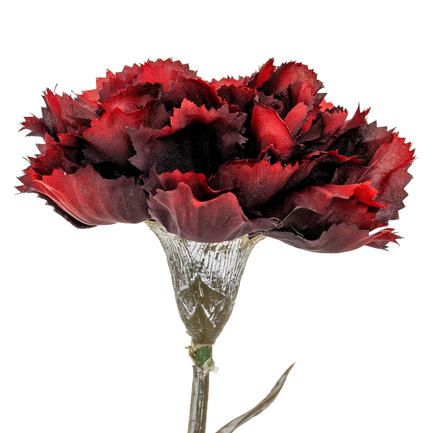 Set of 3 Artificial Flowers Purple Carnation Stems