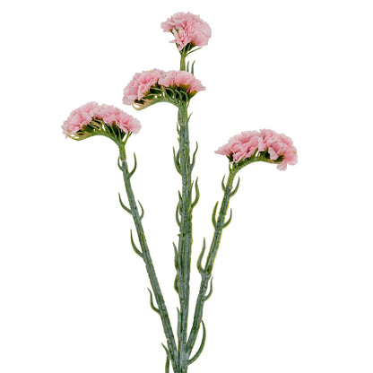 Set of 3 Artificial Flowers Pink Statice Sprays
