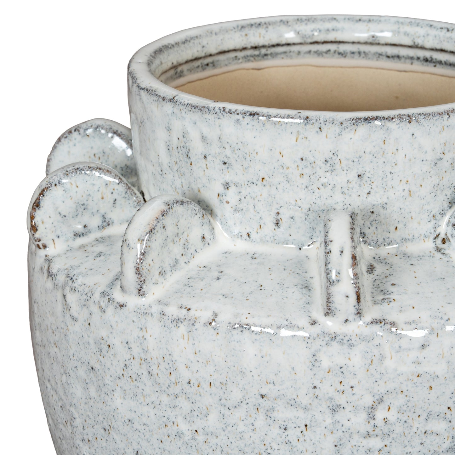 Bloom Medium Hydria White Ceramic Flower Vase