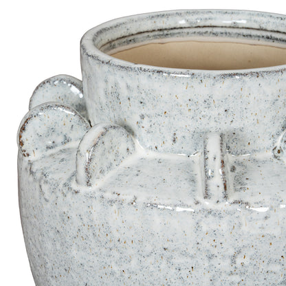 Bloom Medium Hydria White Ceramic Flower Vase