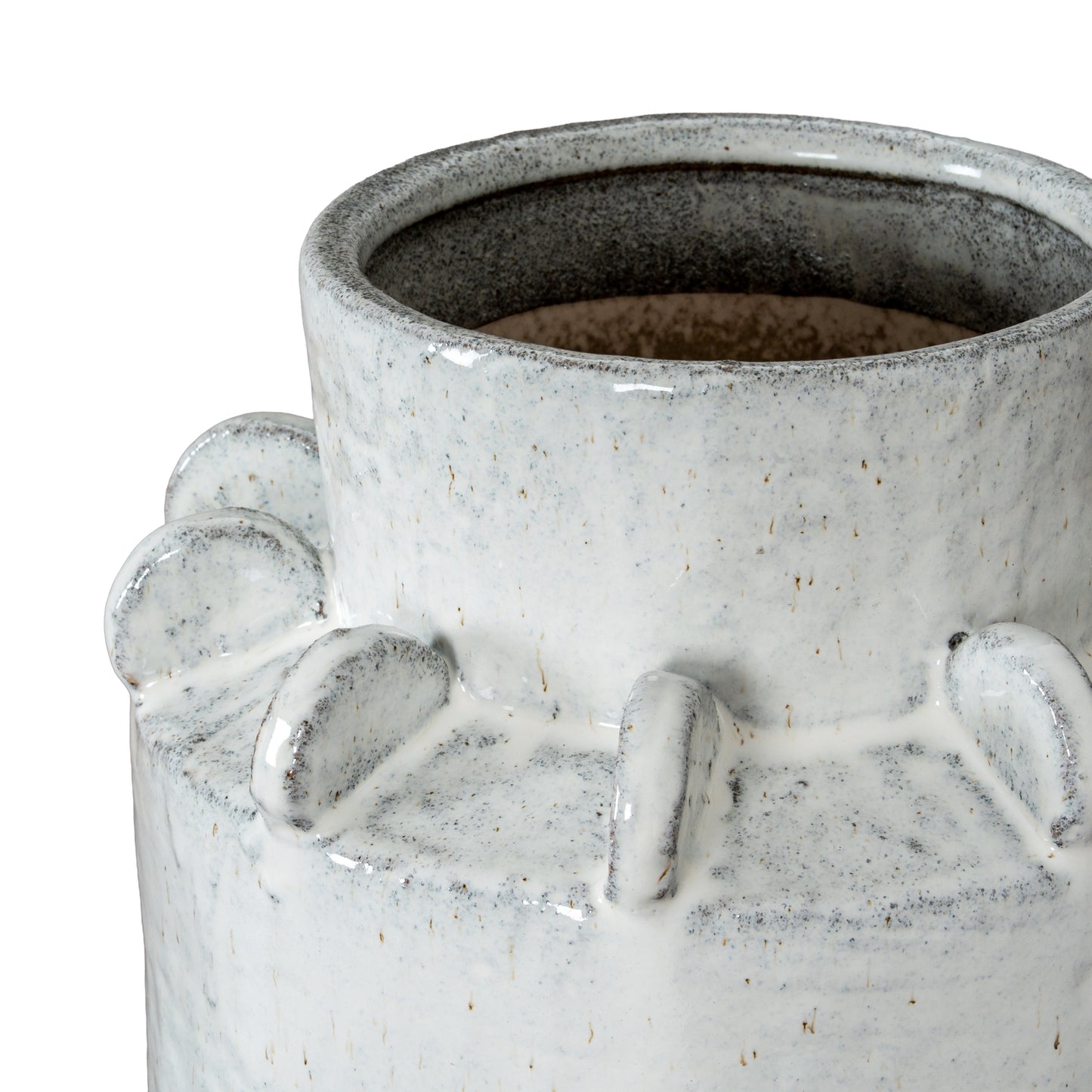 Bloom Large Hydria White Ceramic Flower Vase