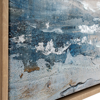 Metsovo Hand Painted Sky Canvas In Frame