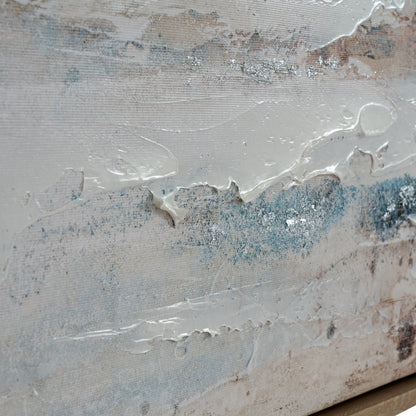 Metsovo Abstract Landscape Hand Painted Canvas In Frame