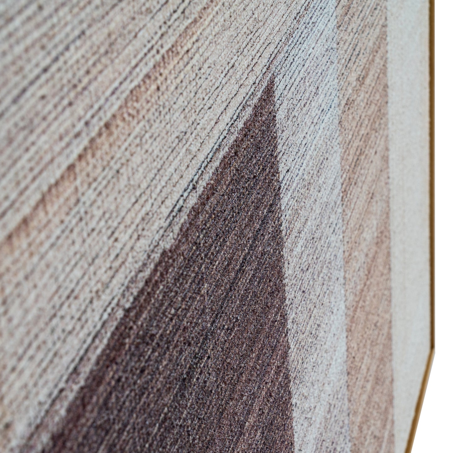 Fira Geometric Shapes Hand Painted Canvas In Frame