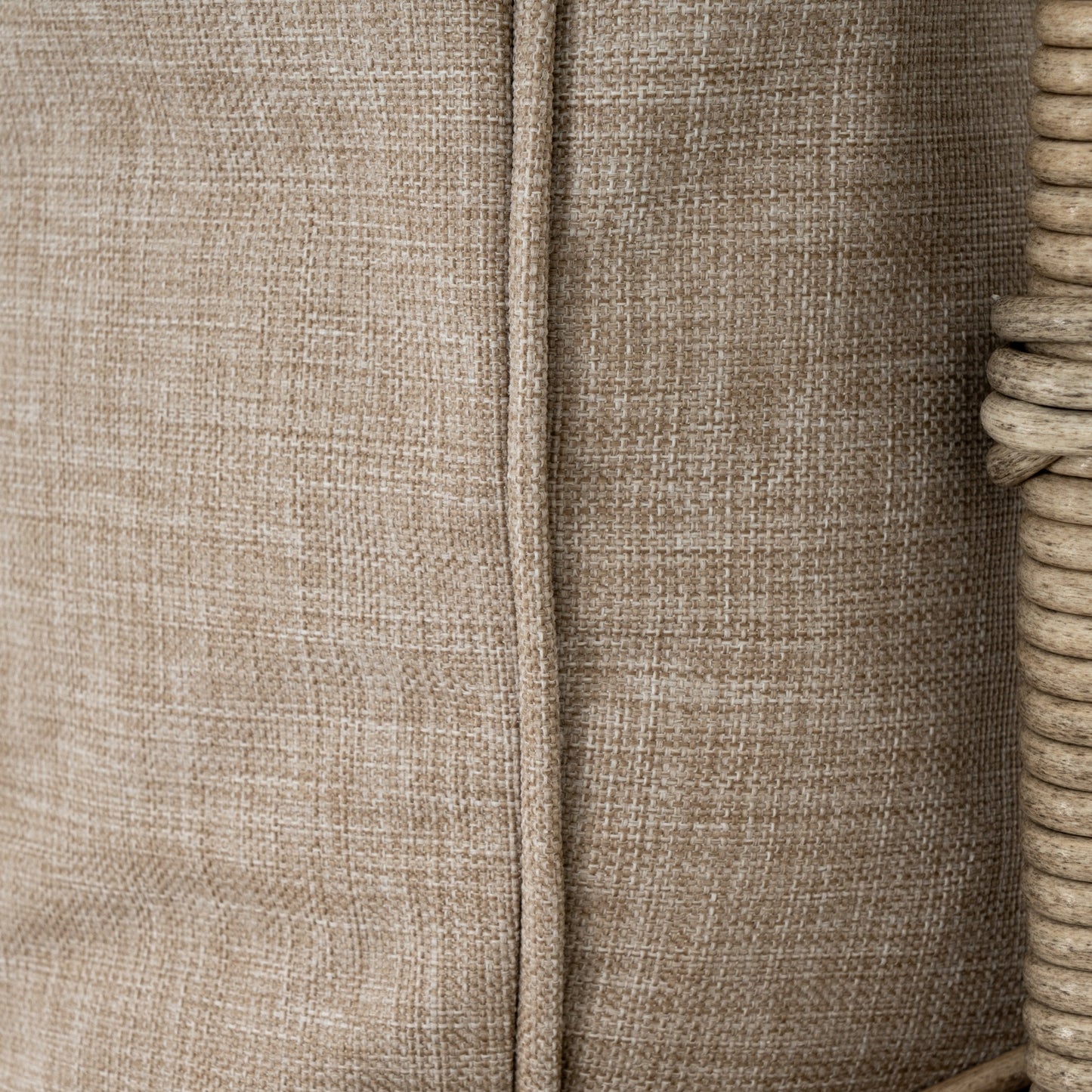 Santorini Cream Wicker Outdoor 4 Seater Lounge Set