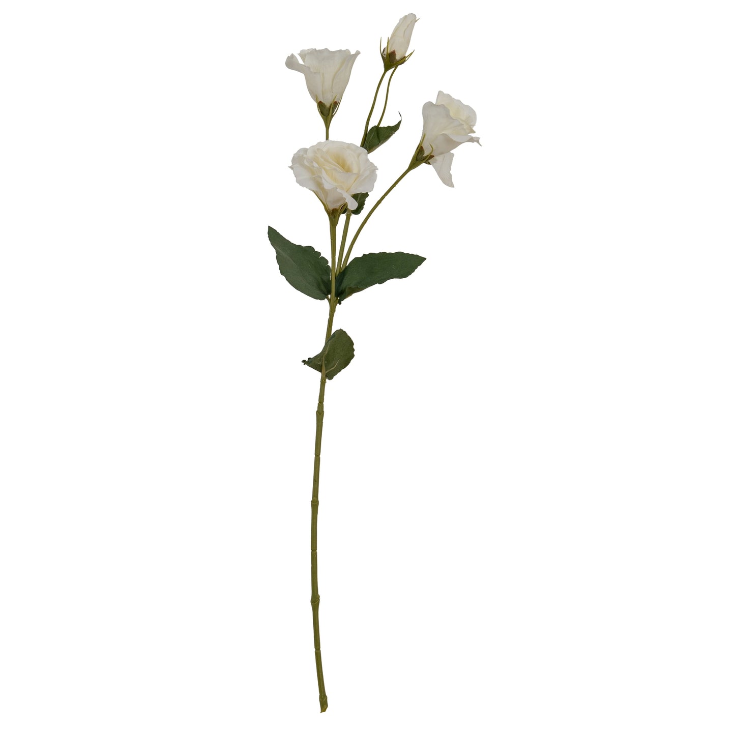 Set of 3 Artificial Flowers White Lisianthus Sprays