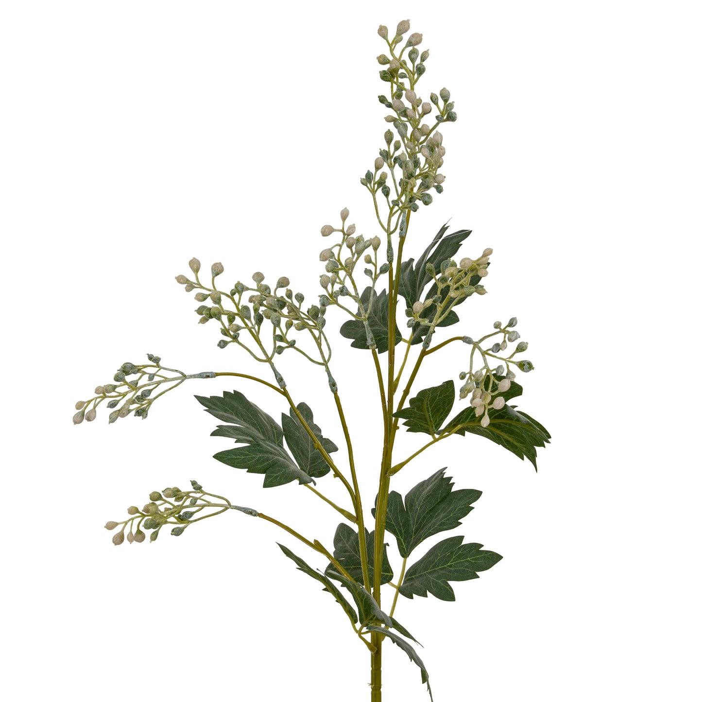 Set of 3 Artificial Flowers Milk Thistle Bud Sprays