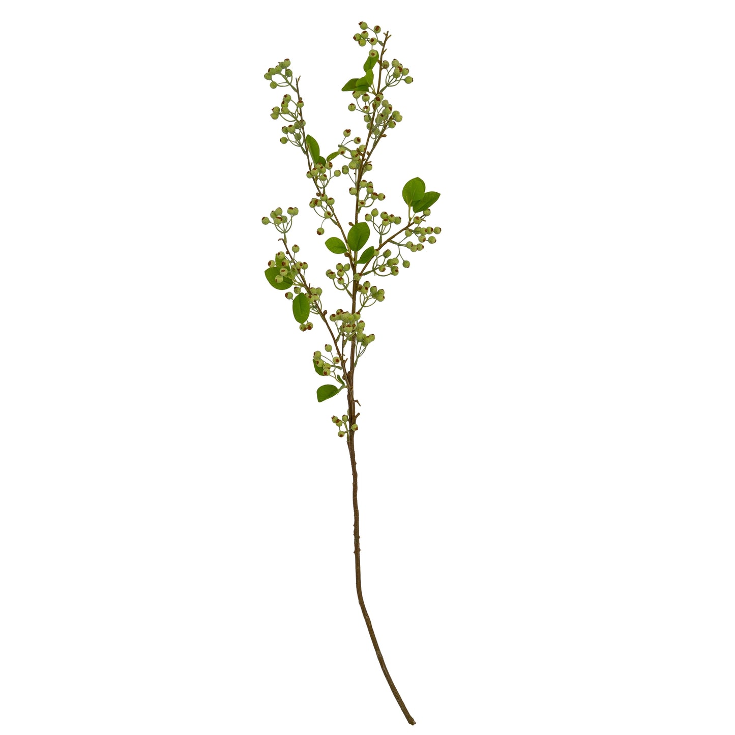 Set of 3 Artificial Flowers Green Mossberry Large Branches