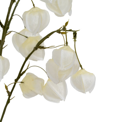 Set of 3 Artificial Flowers White Physalis Sprays