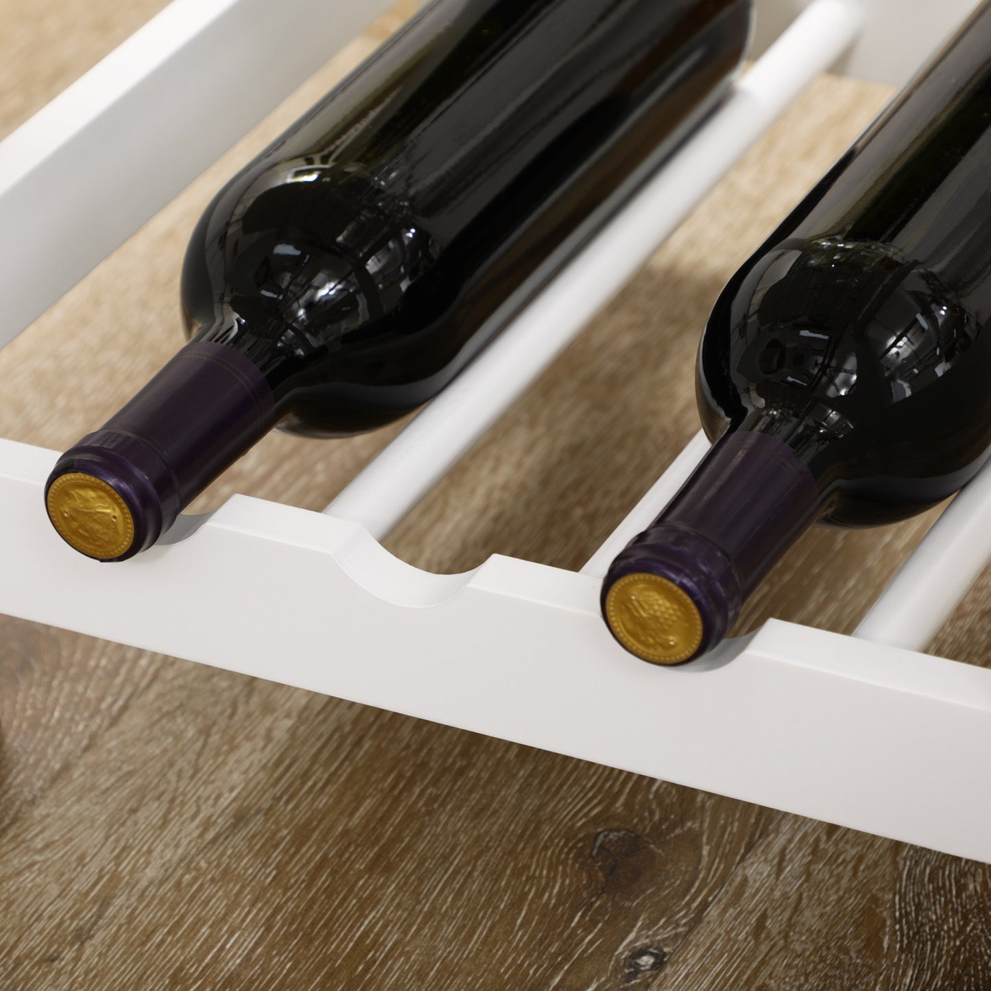 Zipa Wooden Natural And White 3 Piece Breakfast Bar Set With Storage And Wine Rack