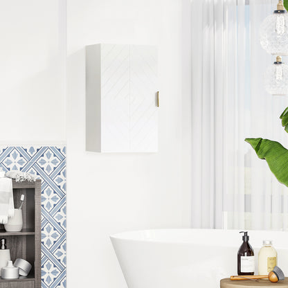 Mivi Hano Over Toilet Wall Mounted Storage Cabinet With Adjustable Shelving White