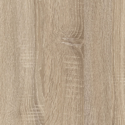 Hollola Sonoma Wood Tall Wide Bookcase 4 Shelves