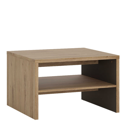 Athens Natural Oak Wood Effect Coffee Table with Shelf
