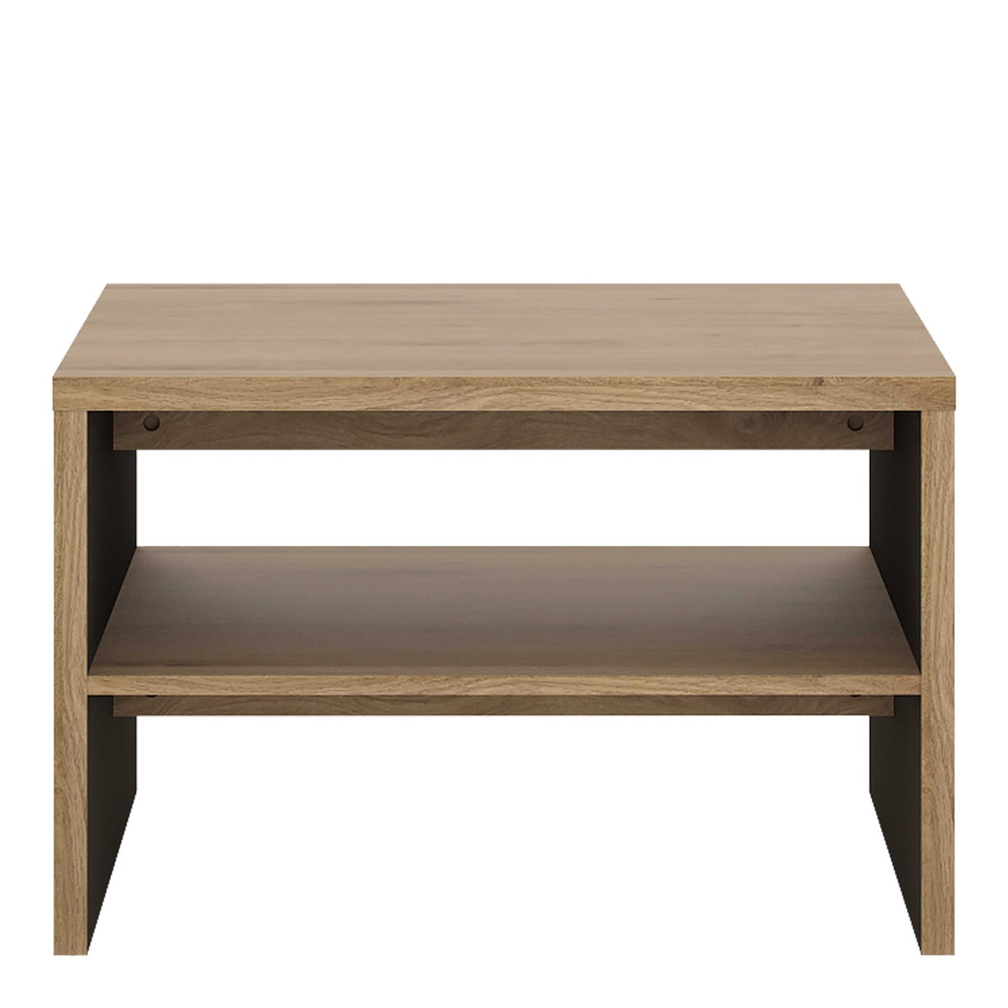 Athens Natural Oak Wood Effect Coffee Table with Shelf