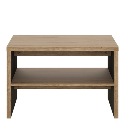 Athens Natural Oak Wood Effect Coffee Table with Shelf