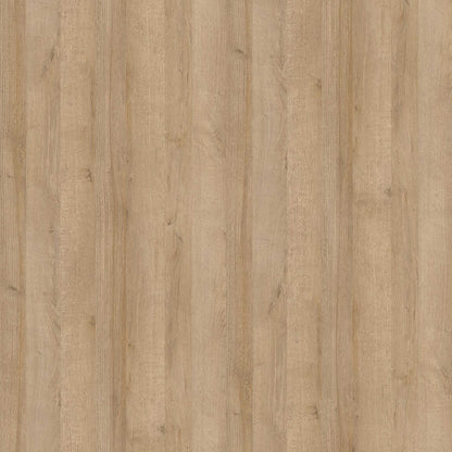 Hjorring Medium White and Natural Oak Wood Extending Dining Table