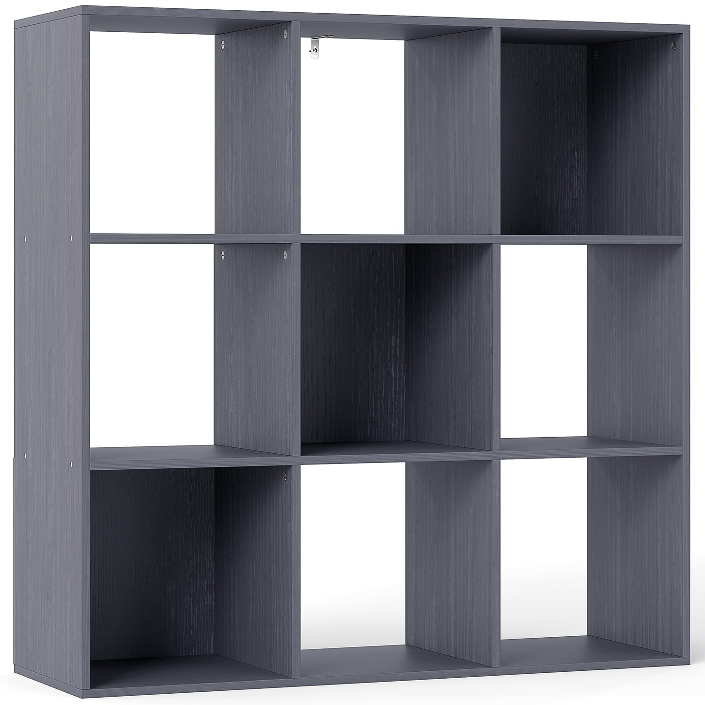 Royore Wooden Grey 9 Cube Storage Bookcase