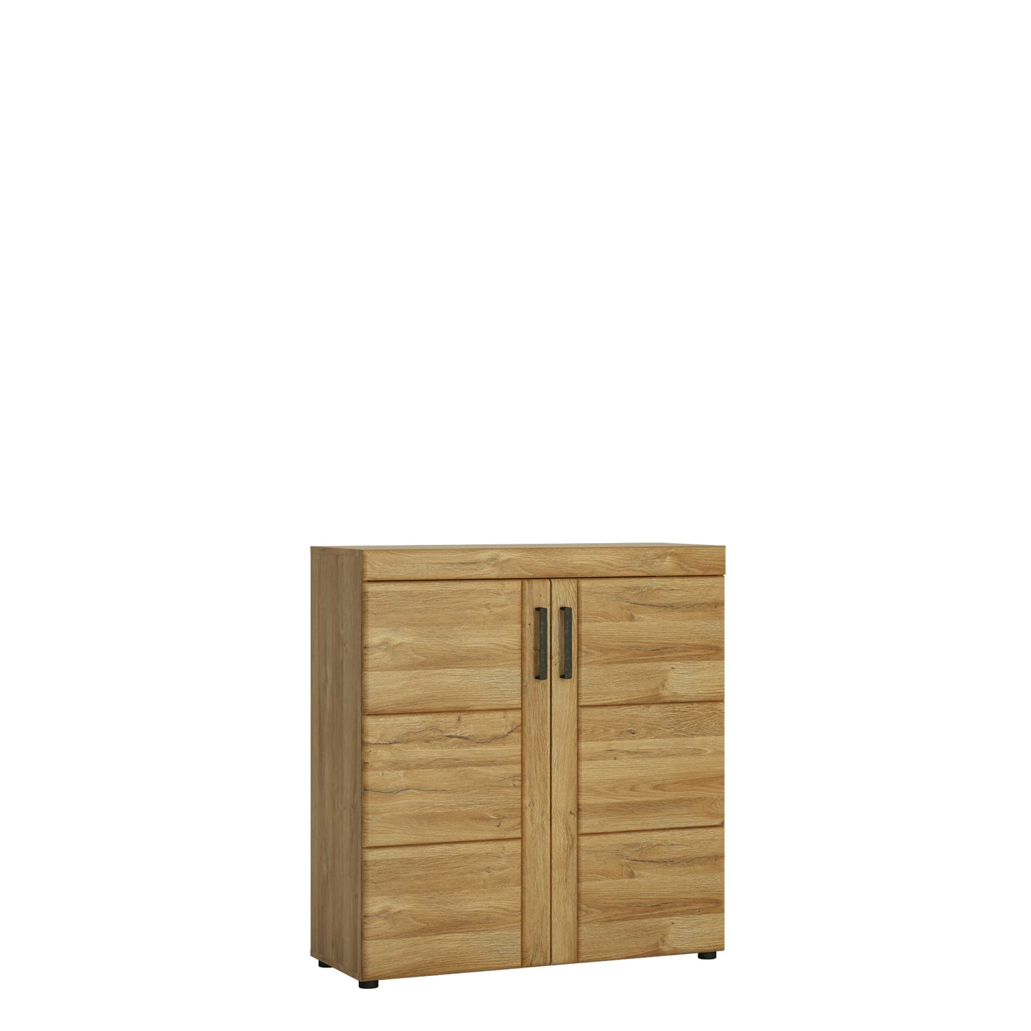 Cortina 2 Door Grandson Oak Wood Shoe Cabinet