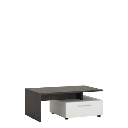 Nantes Grey and White Coffee Table 2 Drawers