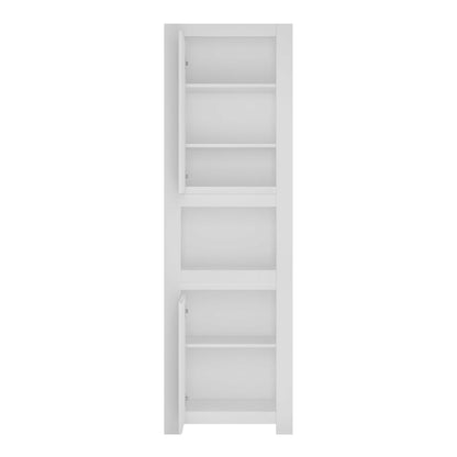 Vienna White Wooden Chiffonier Cabinet 2 Door