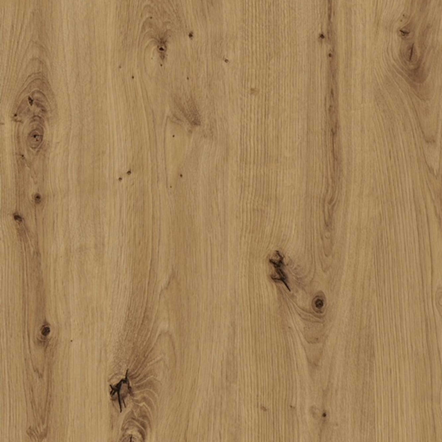 Ebeltoft Natural Oak Wood and Black 2 Door 2 Drawer Cabinet with LED Lights