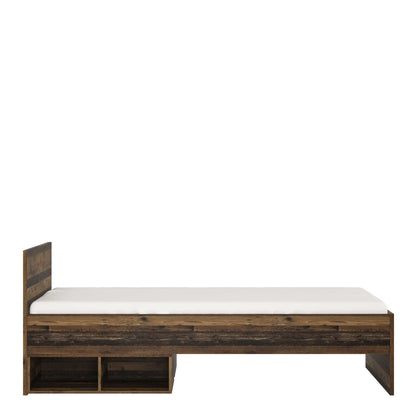 Whimwick Single 3ft Walnut Industrial Bed Frame