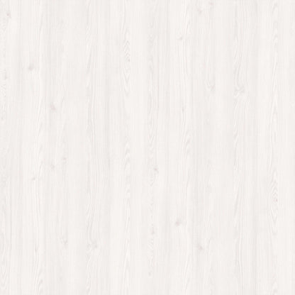 Tipsyfern White and Natural Oak Wood 2 Door 4 Shelves Cabinet