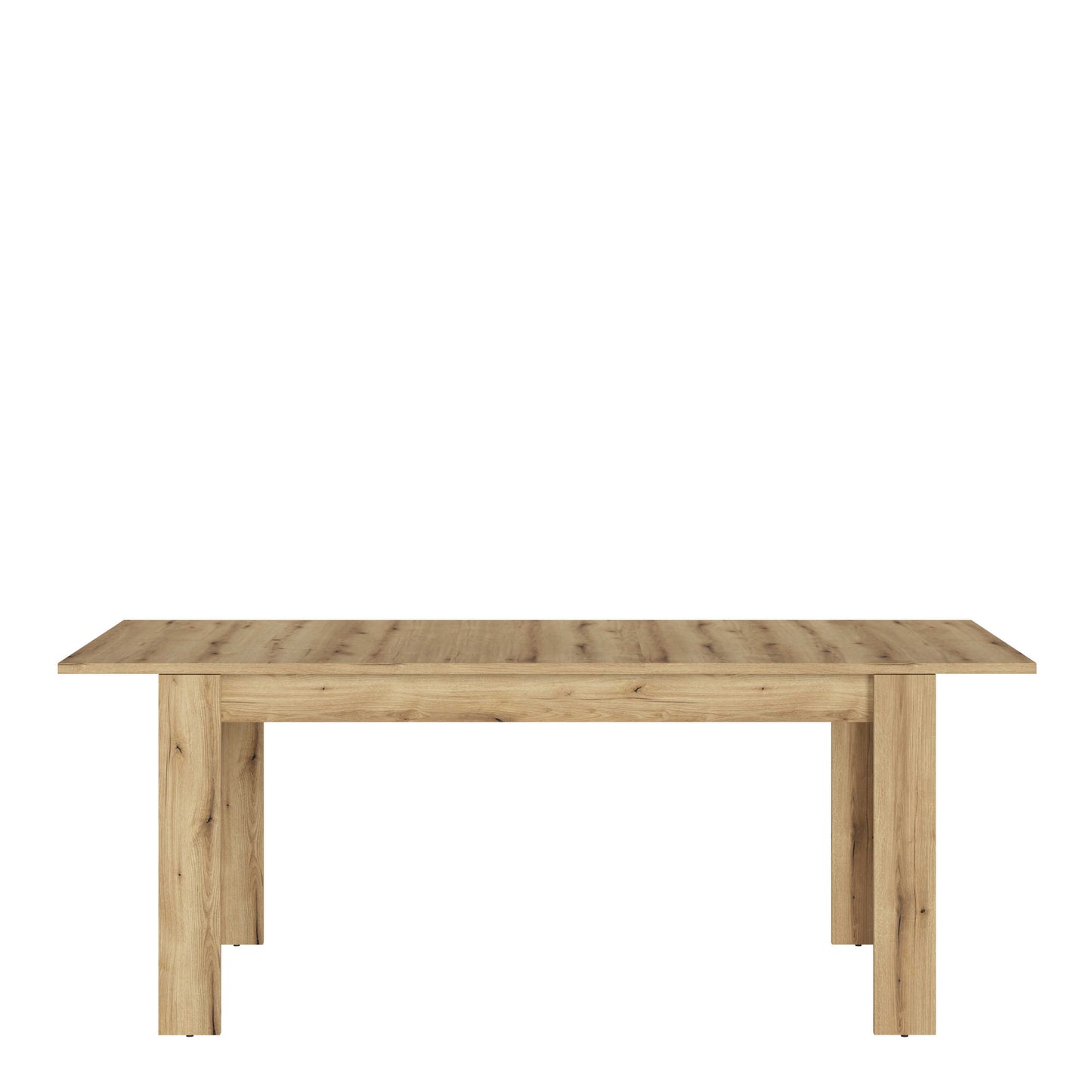 Tipsyfern Oak Wood Extending Dining Table