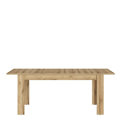 Tipsyfern Oak Wood Extending Dining Table